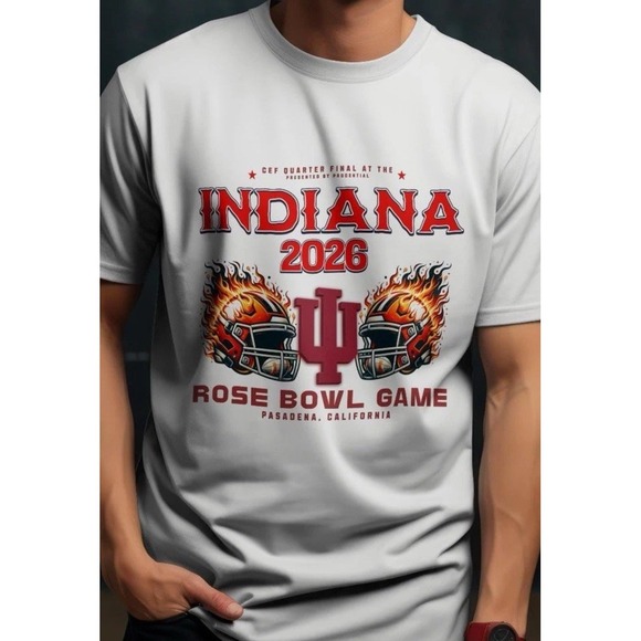 Gildan Other - Indiana Hoosiers 2025 College Football Playoff Rose Bowl T-Shirt Unisex 2XL
